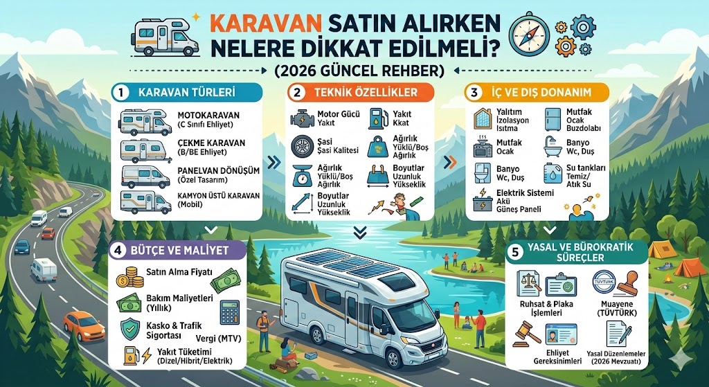 Karavan Satın Alırken Nelere Dikkat Edilmeli? (2026 Güncel Rehber)